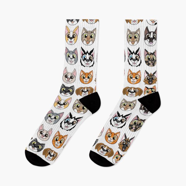 Item preview, Cats & Dogs pattern designed and sold by BobaPuma.