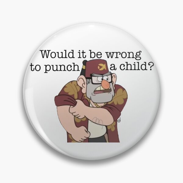 Serait-ce mal de frapper un enfant? Badge