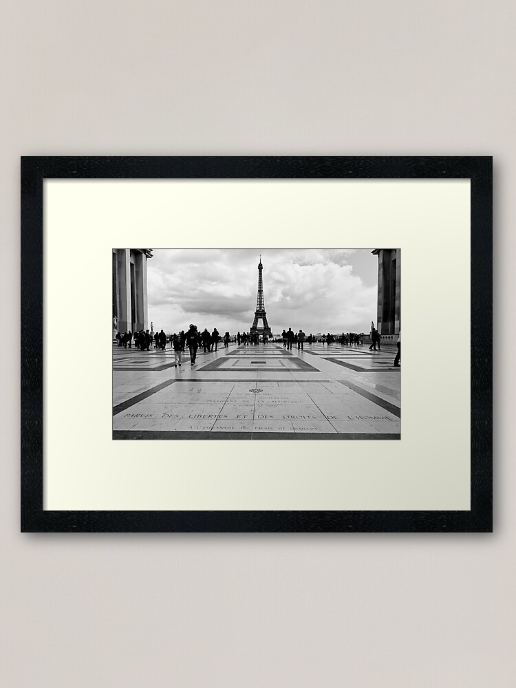 Alternate view of la Tour Eiffel depuis le Trocadéro - Paris, France Framed Art Print