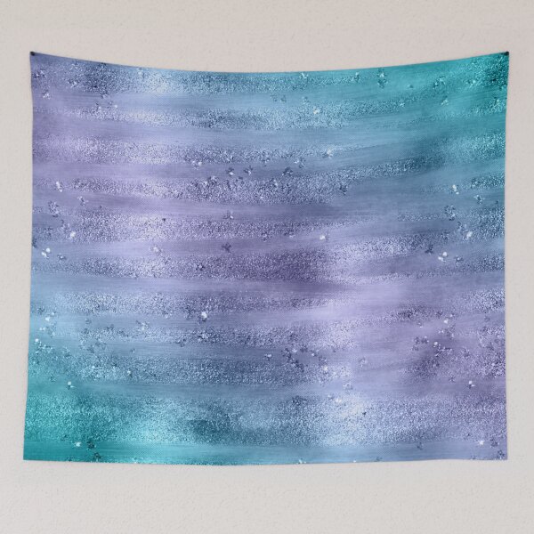 Item preview, Vibrant Brushstrokes Blues Teal Purple 1 designed and sold by SteelMoment.