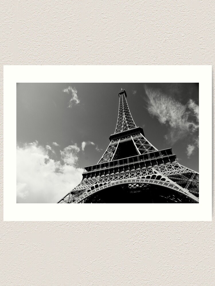 Alternate view of Sunshine on iron - Eiffel Tower - Paris, France Art Print