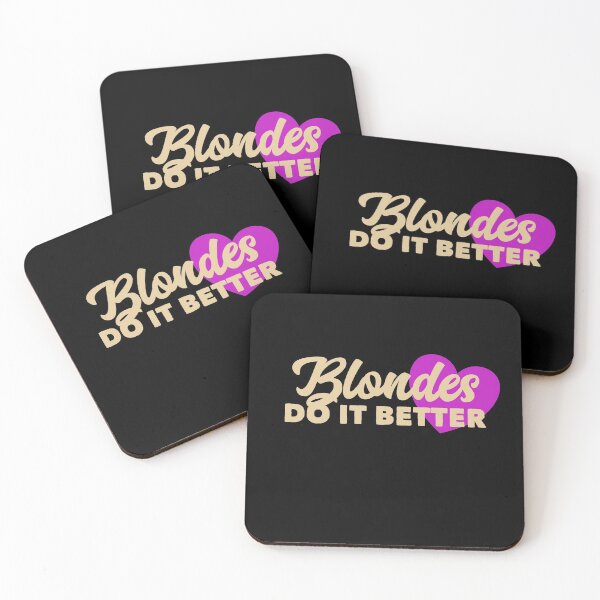 Item preview, Blondes Do it Better Funny Blonde Hair Perfect Women designed and sold by Zeelicious Designs.