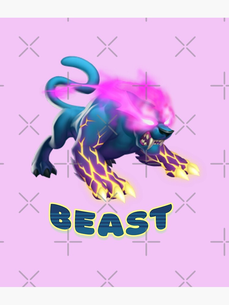 "MrBeast Mr Beast Blue Tiger" Poster by mo3ad8 Redbubble