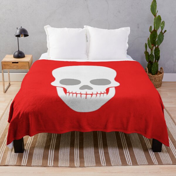 Item preview, death skull - poison red designed and sold by ZiphGames.