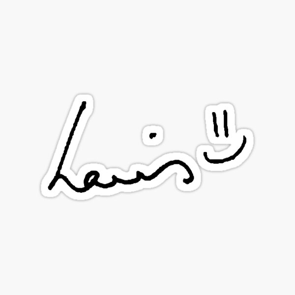 Free STL file Smiley (signature of Louis Tomlinson) 🎵・3D