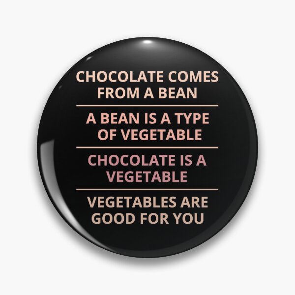 Item preview, Chocolate Vegetable Vegan Funny Meme designed and sold by TastefulTees.