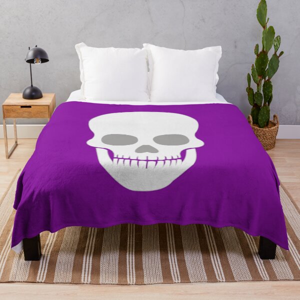 Item preview, death skull - poison purple designed and sold by ZiphGames.