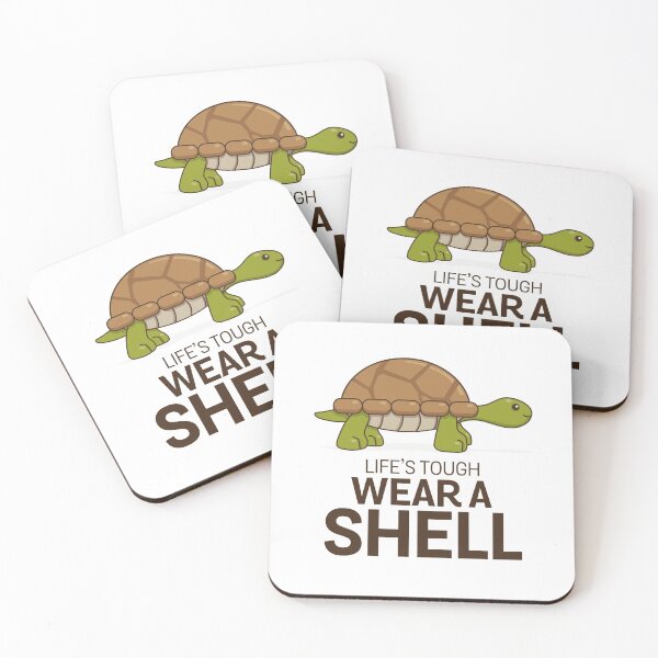 Item preview, Life's tough wear a shell - tortoise designed and sold by Bubsart78.