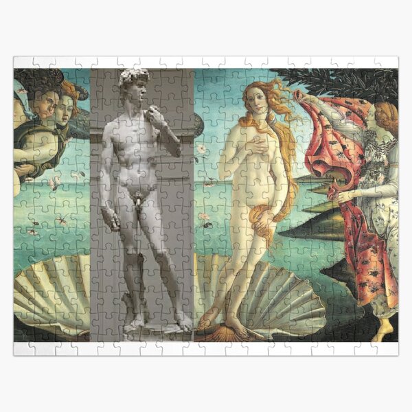  Virtual Meeting of David and Aphrodite  #Virtual #Meeting #David #Aphrodite  Jigsaw Puzzle