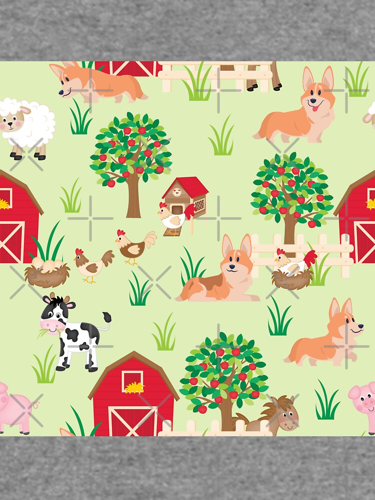 corgis on the farm by Corgiworld