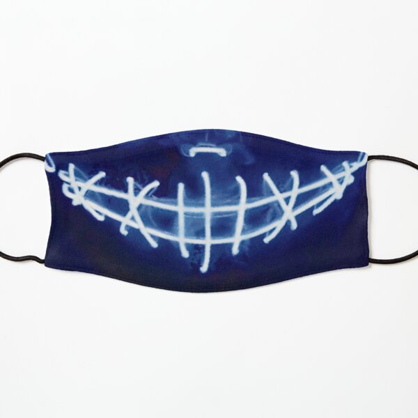 Halloween Purge Mouth Led Light Up Neon Mask By Dazling Redbubble - light up purge mask roblox