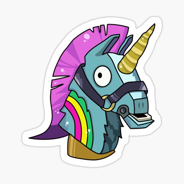 Gamer Unicorn Stickers Redbubble - roblox assassin unicorn code