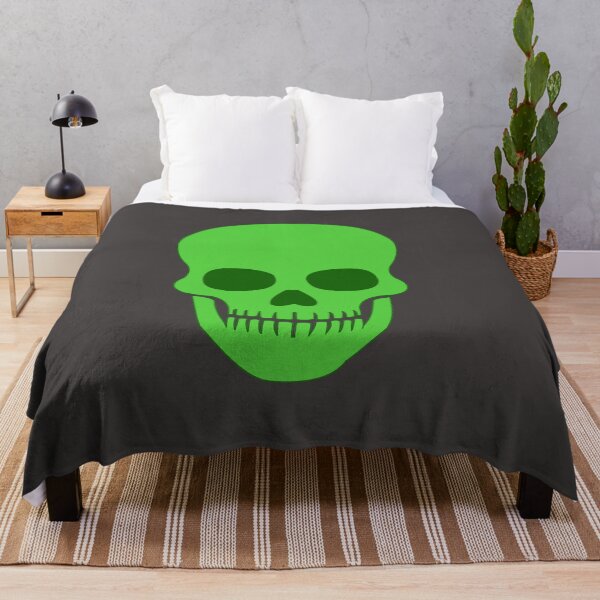 Item preview, death skull - poison black designed and sold by ZiphGames.
