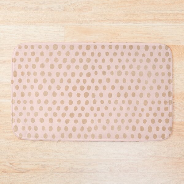 Item preview, Pink gold dots pattern designed and sold by Miss-Belle.