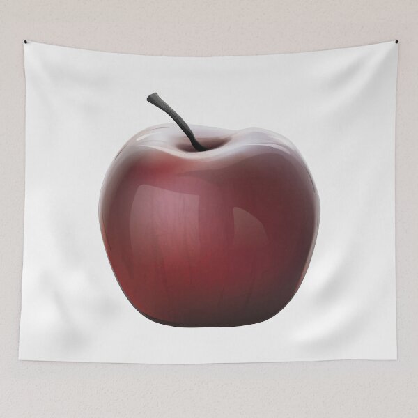 Item preview, Shiny Red Apple Illustration designed and sold by hobrath.