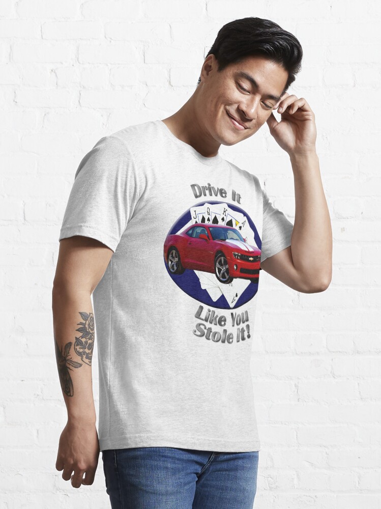 Alternate view of Chevy Camaro SS Drive It Like You Stole It Essential T-Shirt