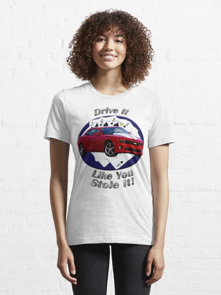 Alternate view of Chevy Camaro SS Drive It Like You Stole It Essential T-Shirt