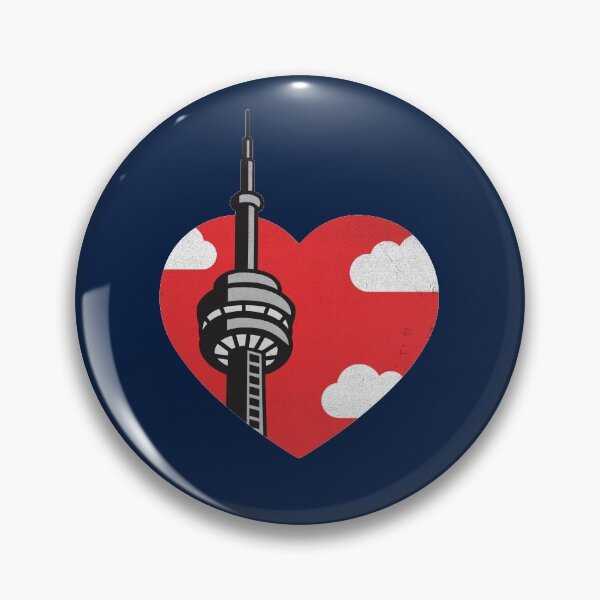Item preview, Copy of I Heart Toronto CN Tower - Navy background designed and sold by SOMA APPAREL.