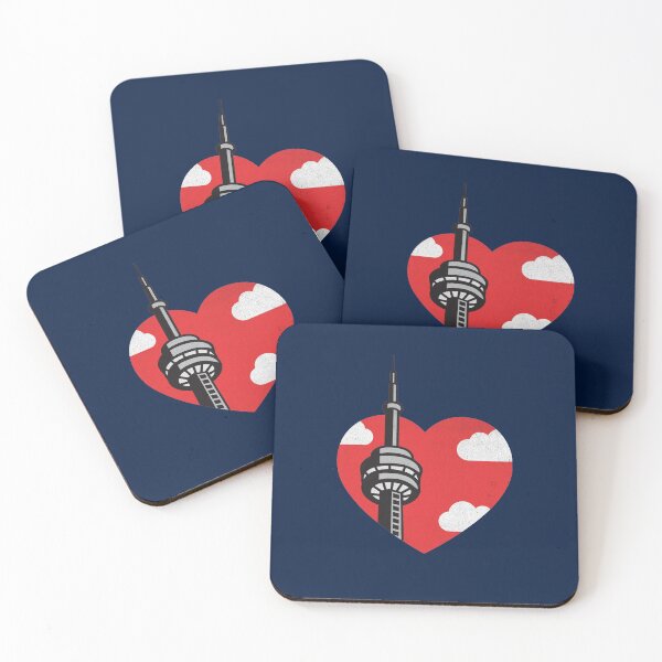Item preview, Copy of I Heart Toronto CN Tower - Navy background designed and sold by SOMA APPAREL.