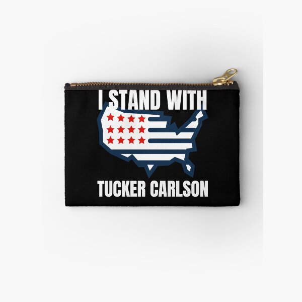 Item preview, I stand with Tucker Carlson T-Shirt ,fox news journalist designed and sold by SeaJayShop.