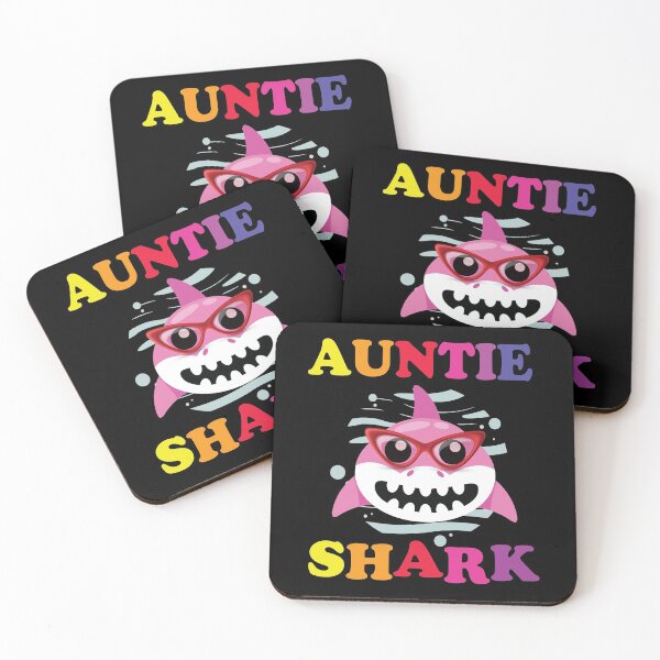 Item preview, Funny Auntie Shark Perfect Birthday Gift designed and sold by redodaha.