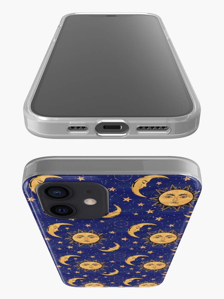 Alternate view of Vintage moon and sun stars celestial iPhone Case & Cover