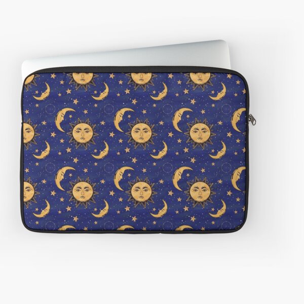 Vintage moon and sun stars celestial Laptop Sleeve