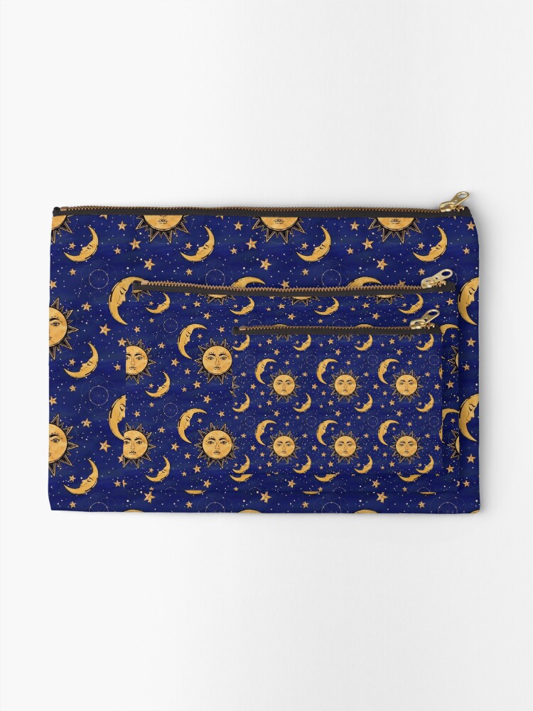 Velvet Makeup Bag - Celestial Magic Makeup Bag