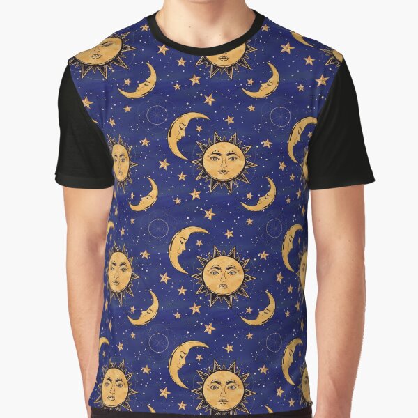 Item preview, Vintage moon and sun stars celestial designed and sold by Abigail Jacques.