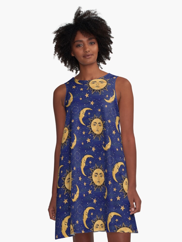 moon and stars dress