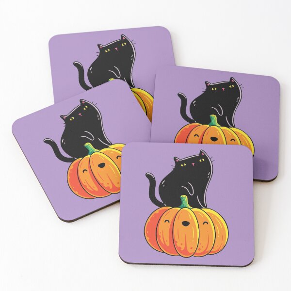 Item preview, Black Kitten on a Pumpkin designed and sold by LydiaLyd.