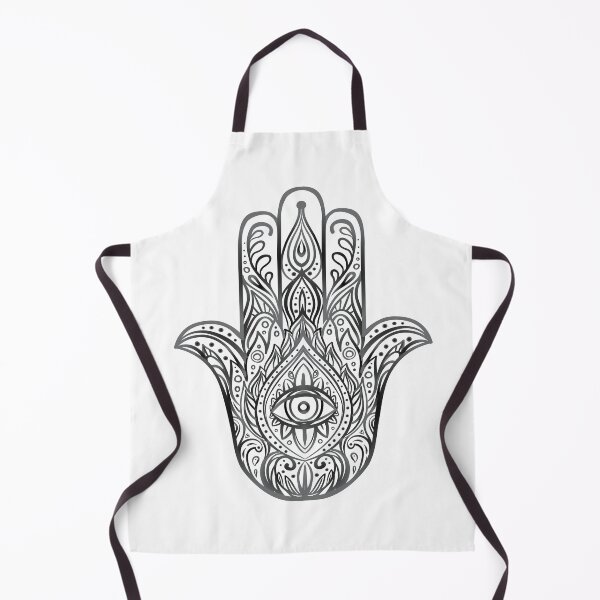 Item preview, Hamsa Hand Black and White Ralice Yoga designed and sold by raliceyoga.