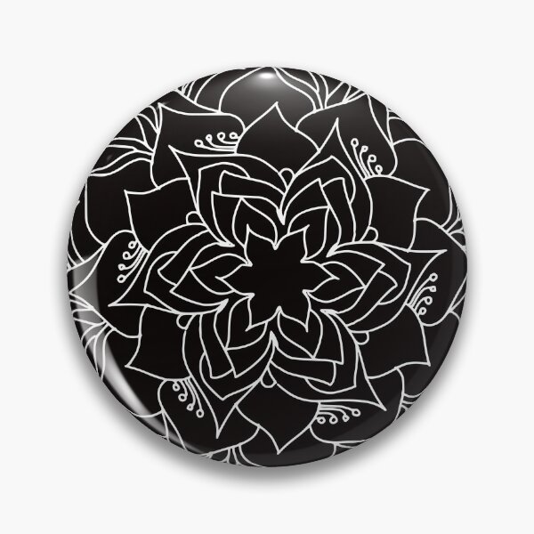 Artikelvorschau, Abstrakte Kunst des weißen Mandala-Stils entworfen und verkauft von SILVERAPPLE.