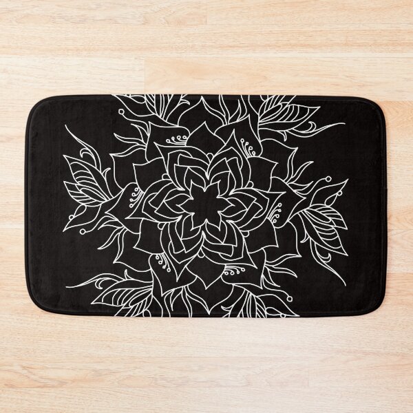 Item preview, White Mandala style abstract art designed and sold by SILVERAPPLE.
