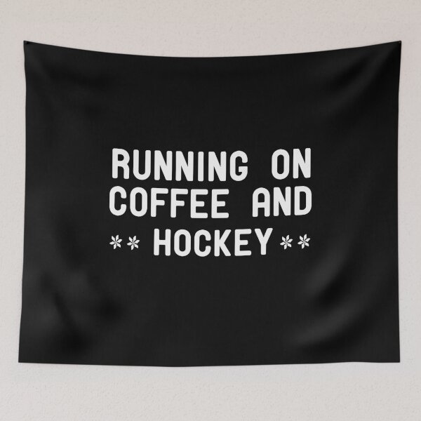 Item preview, Running on Coffee And Hockey designed and sold by ZAstore.
