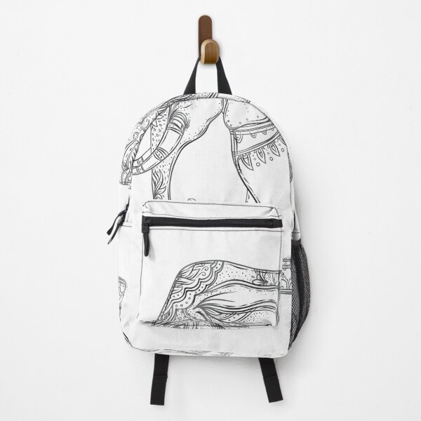 Item preview, Ganesh Black and White Elephant Lord designed and sold by raliceyoga.