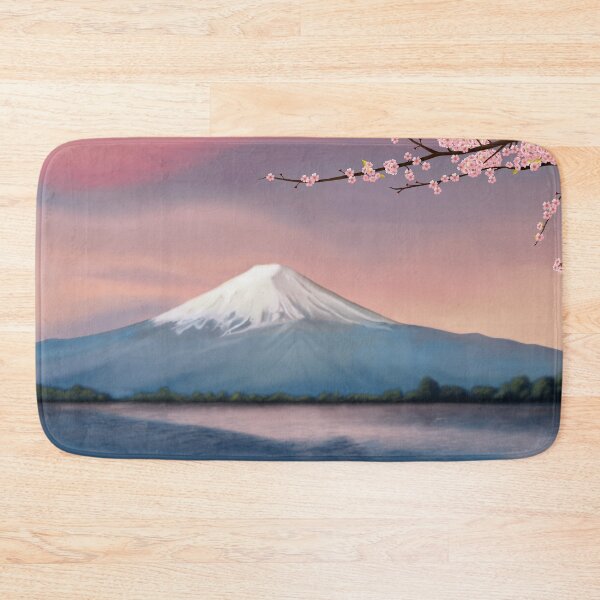 Item preview, mt fuji with cherry blossoms designed and sold by prismatic paper co.