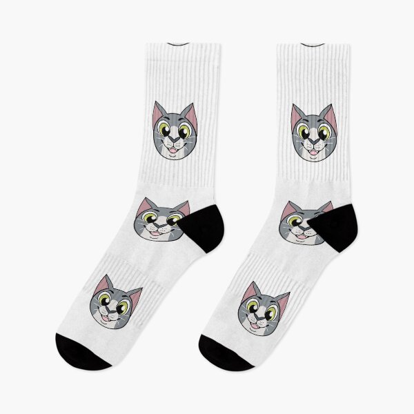 Item preview, White and Blue cat designed and sold by BobaPuma.