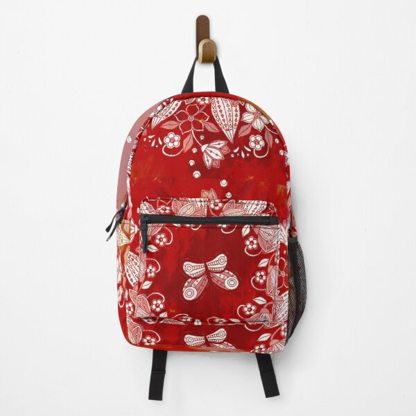 Item preview, Red nature mandala designed and sold by Medly.