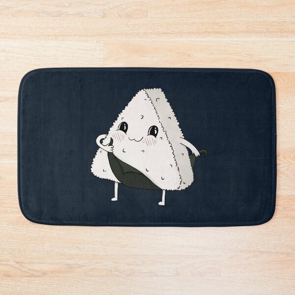 Item preview, Onigiri Bath Time Blue designed and sold by mmp2011.