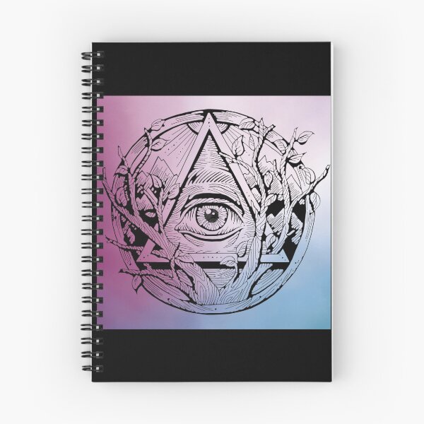 Item preview, All seeing eye Providence Eye Pinkblue designed and sold by Designschmiede.