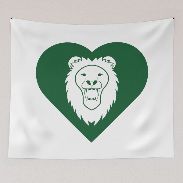 Item preview, Lion Mascot Cares Green designed and sold by cmd-art.