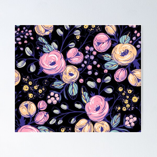 Item preview, Colorful Floral Pattern designed and sold by ryaneliz91.