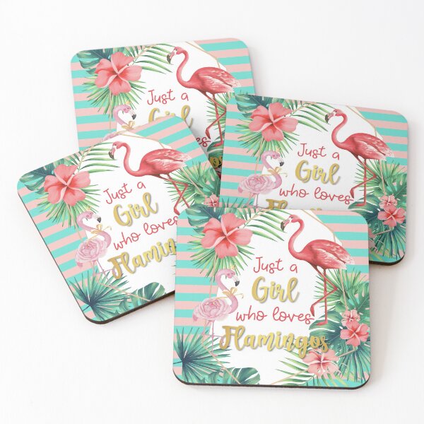 Item preview, Just a girl who loves flamingos designed and sold by Boutique-Chic.
