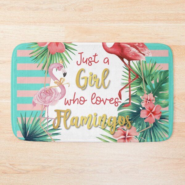 Item preview, Just a girl who loves flamingos designed and sold by Boutique-Chic.