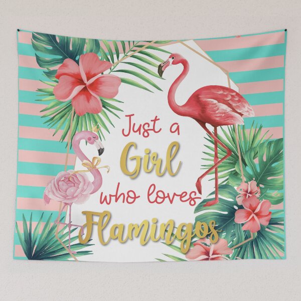 Item preview, Just a girl who loves flamingos designed and sold by Boutique-Chic.