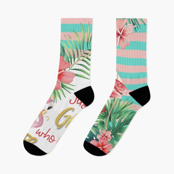 Item preview, Just a girl who loves flamingos designed and sold by Boutique-Chic.