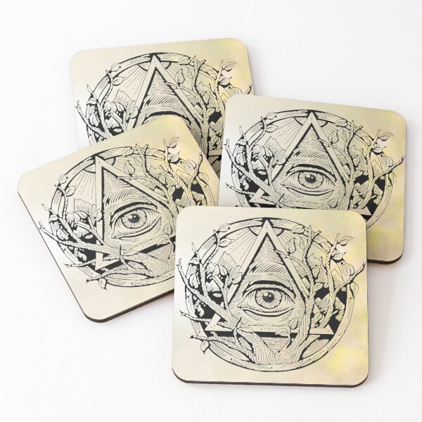 Item preview, All seeing eye Providence Eye Yellowish designed and sold by Designschmiede.