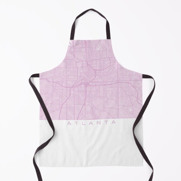Item preview, Pink Atlanta Georgia Map Preppy Clean designed and sold by MarzStudio.
