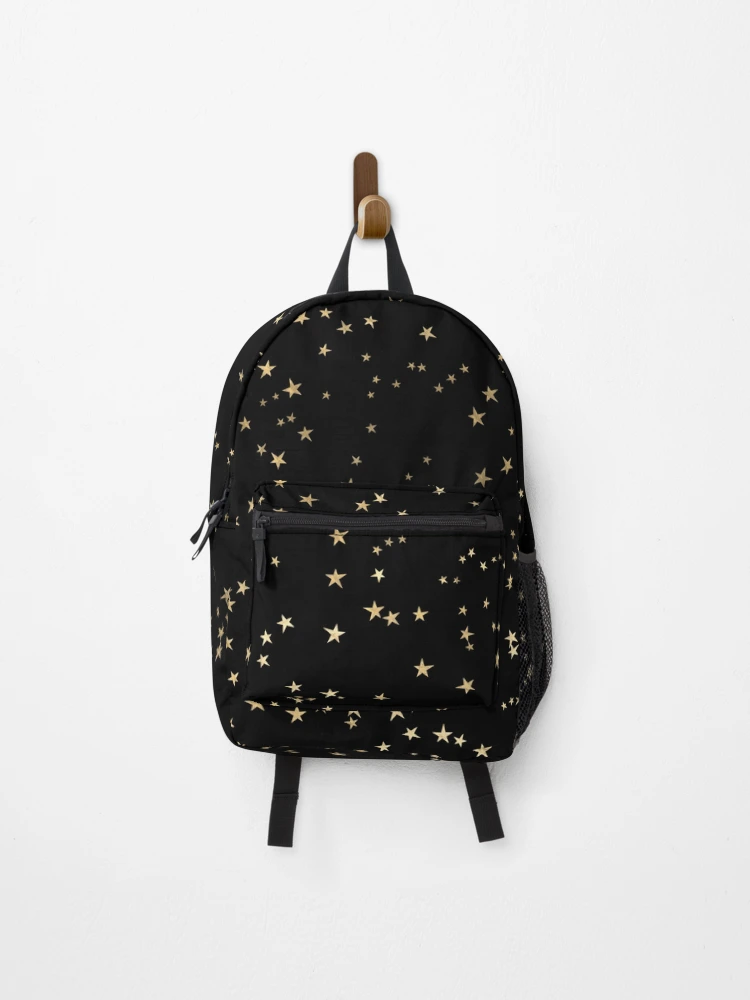 Thumbnail 1 of 3, Backpack, Tiny Gold Star Pattern designed and sold by RougeAtelier.